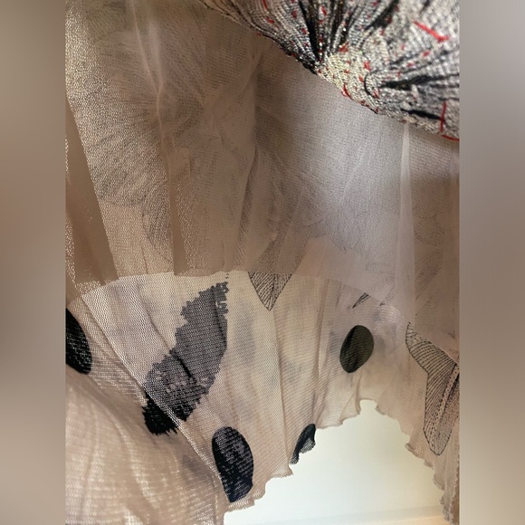 Y2K MicroMesh Top with sequins - Picture 5 of 6